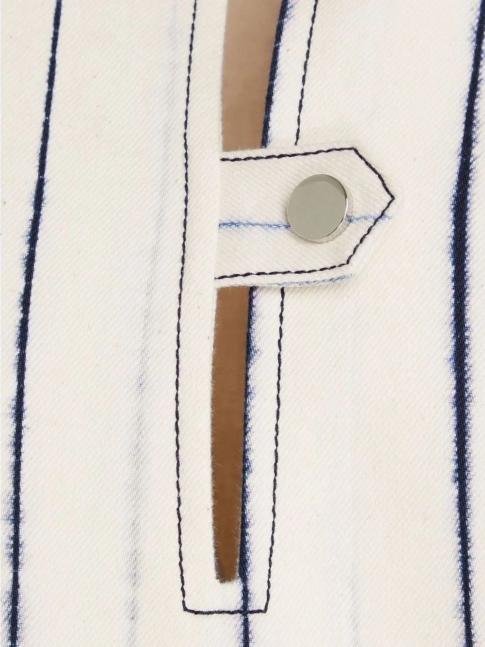 Tory Burch Blue and White Tie-Dye Denim Mini Shirt Dress Size 6